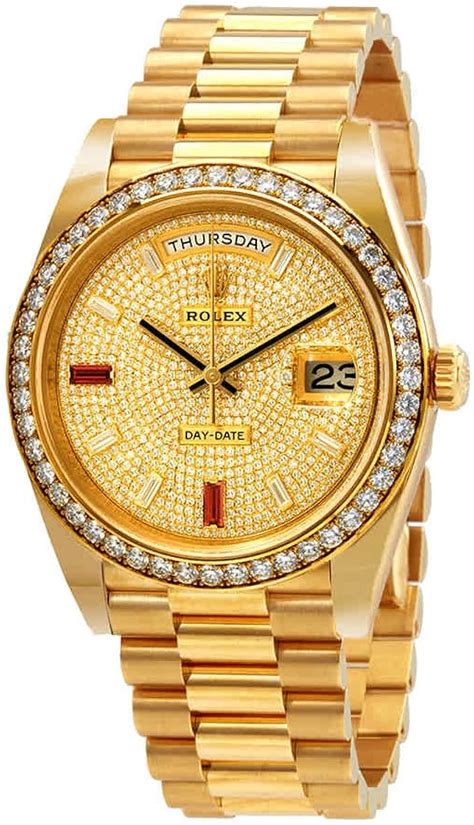 reloj rolex de oro con diamantes para hombres precio|relojes rolex precios y modelos.